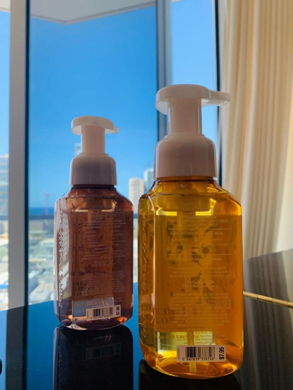 Bath & Body Works Foaming Hand Soap Set 2 Warm Vanilla Sugar Kitchen Lemon New